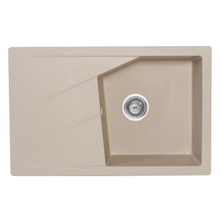 Sudoper šampanj X LINEA PLUS GRANIT pravokutni 78x50x19cm sa sifonom 90mm